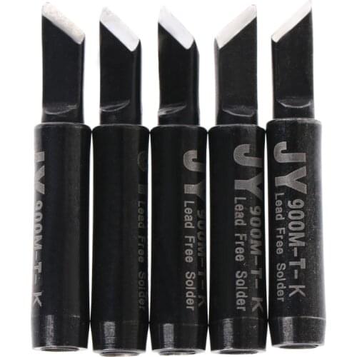 5 Pcs Lead Free Solder Soldering Tip 900M-T-K For Hakko Saike 936 852d+ 909D ESD