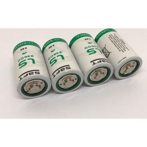 5pcs/lot SAFT LS33600 D Size 3.6V Non-rechargeable Battery (LS33600) PLC Industrial Lithium Batteries LS 33600