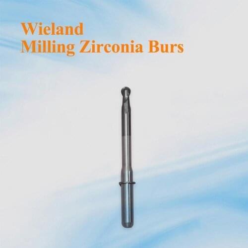 5pcs Wieland Mini Length 35mm Diamond Coated Burs/Dental Lab Zirconia Milling Burs /CAD CAM Milling Drills