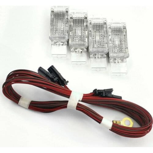 OEM Car Interior Footwell Lights lamp Accessories With Harness Cable For Passat B6 Golf 6 MK6 Tiguan A4 B8 5ND947415 7L0947415