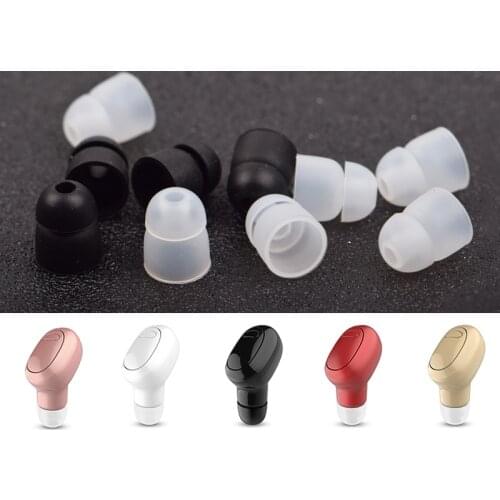 Ear pads Cushion for Mini bluetooth headset U3 U5 E9 BL1 H1 Q1 S3 In-Ear Ear caps Silicone Earphone covers Tips Earbuds eartips