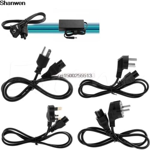 US/UK/EU/AU Plug 3-Pin AC Power Cord Cable For Dell Laptop Lenovo ThinkPad IBM