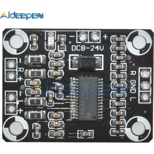 DC 8V-18V 3A TPA3110 2X15W Digital Audio Stereo Amplifier Board Module Mini Binaural Sound AMP Controller High Power PCB Board