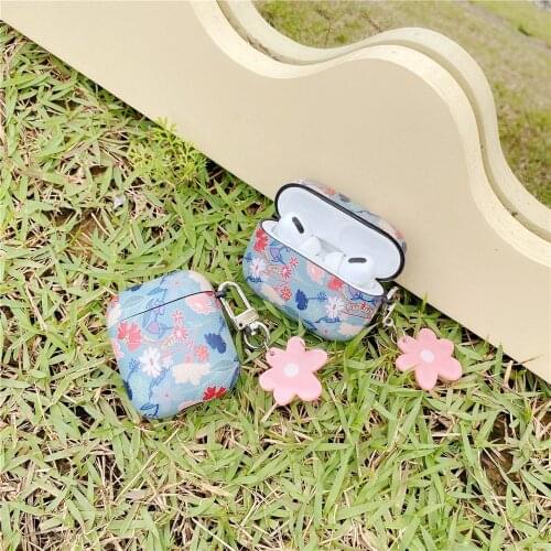 For Airpods pro 2 1 Cartoon flowers Earphones Case For Air pods Oil painting Wireless Earphone Protective Skin Cover Box cases