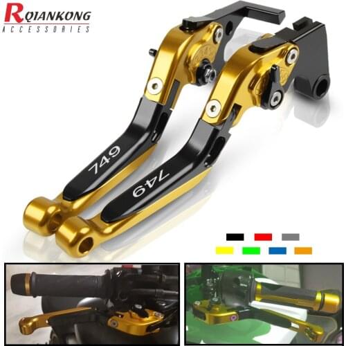 For Ducati 749 S/R 749S 749R 2003 2004 2005 2006 Motorcycle Aluninum brake handle Adjustable Foldable Clutch Brake Levers Handle