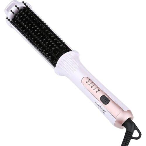HERSEYSTORE Fakir Illusion Pink Color Electric Hair Straightener Brush