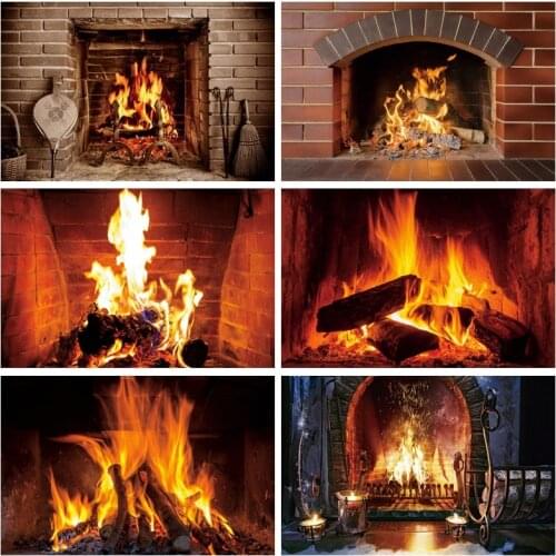 Yeele Fireplace Wallpaper Bedroom Decoration Wood HePhotography Backdrops Personalized Photographic Backgrounds For Photo Studio