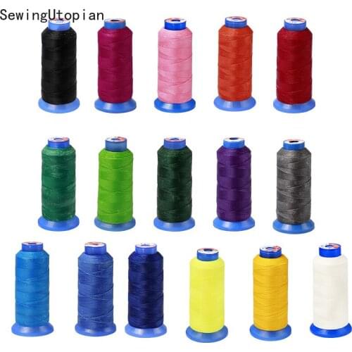 Round Waxed Thread 500D Leather Stitching Cord Sewing Circular Wax Line 0.55mm Polyester Hand Sewn Threads Leather Craft Tool