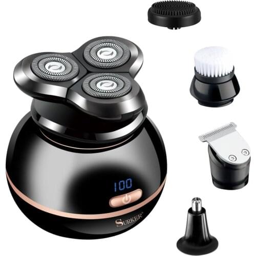 Surker Professional hair clipper waterproof Hair Trimmer 5 in 1 hair cutting machine for men kit