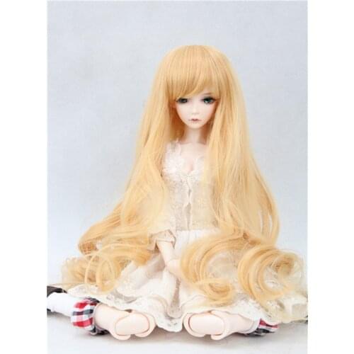 BJD / SD doll wig long hair handsome brown doll wig 1/3 1/4 1/6 doll hair high quality