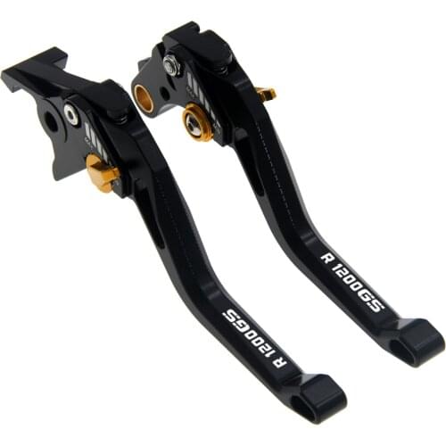 RiderJacky 3D Rhombus Hollow Adjustable R1200 GS Motorcycle Brake Clutch Levers For BMW R1200GS 2004-2012 2008 2009 2010 2011