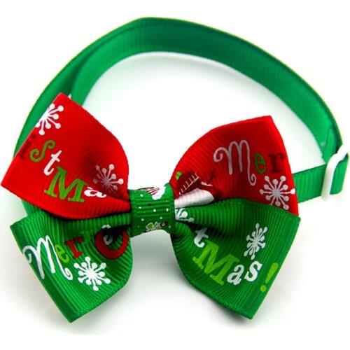 Christmas Series Pet Collar Snowflake Print Bow Dog Collar And Bell Cat Bow Tie Pet Supplies Holiday Party Exclusive Stunning