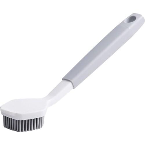 Dishwashing Pot Brush Kitchen Long Handle Decontamination Pot Brush Household Sink Stove Pot Kitchen Washing Brush