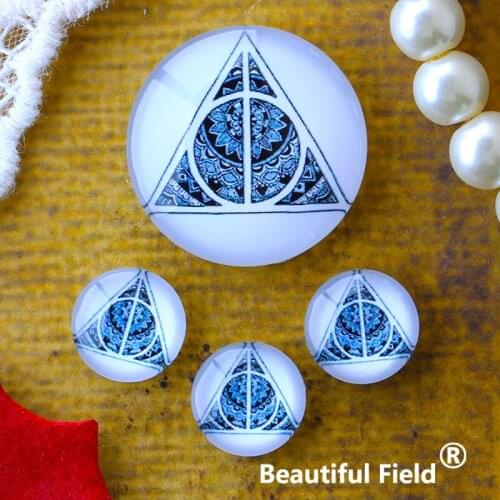 12mm 25mm 14mm 16mm 18mm 20mm Photo Glass Cabochons Round Cameo Set Handmade Settings Stone Magic AY1136