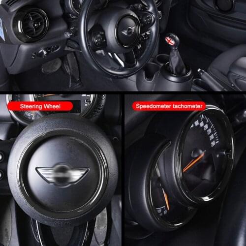 Speed Meter Tachometer Decoration Cover Steering Wheel Car Sticker For MINI COOPER F54 F55 F56 F60 Interior Styling Accessories