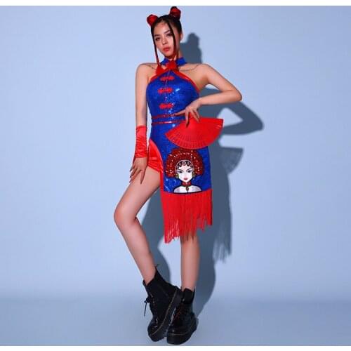 Bar Ds Performance Clothes Dance Team Jazz Business Show Catwalk Stage Costume Female 2021Nightclub Hip-hop Dance Costume