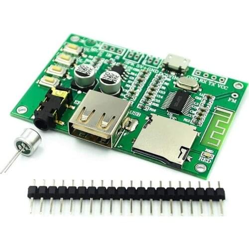 BT201 Dual Mode 5.0 Bluetooth Lossless Audio Power Amplifier Board Module Tf Card U Disk Ble Spp Serial Port Transparent Trans