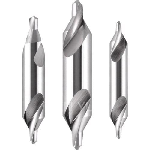 Center Drill Spiral Groove Type A Center Drill Bit Centering Drill Positioning Drill Type A Chamfer Drill CNC Woodworking