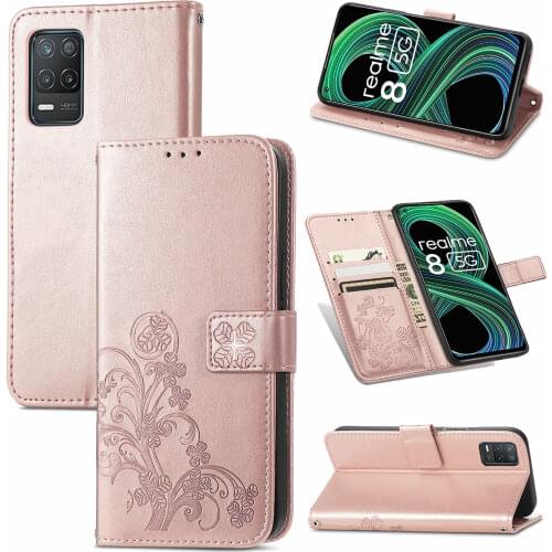 For Realme Narzo30 5G Case For Realme 8 Narzo30 5G Cover Shell Coque PU Leather Wallet Purse Phone Bumper For Realme Narzo30 5G