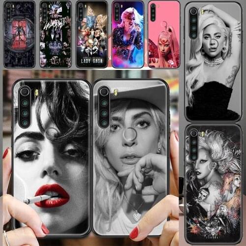 Lady Gaga Chromatica Phone case For Xiaomi Redmi Note 7 7A 8 8T 9 9A 9S K30 Pro Ultra black silicone hoesjes painting waterproof