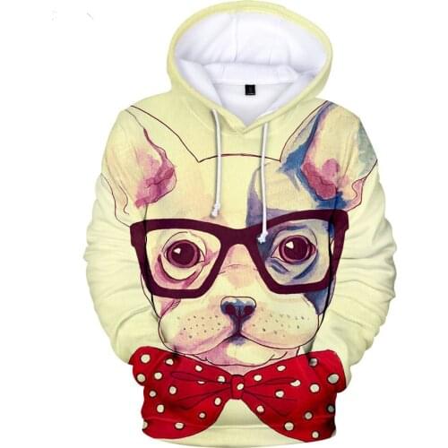 Design 3D Hoodies Fashion French Bulldog Hoodies Men/Women Harajuku Sweatshirt 3D Hoodie Casual Sweatshirt Pullover Tops