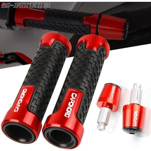 For Aprilia CAPONORD ETV1000 2002-2007 2003 2004 2005 2006 ETV 1000 Motorcycle 22mm Handlebar Grips Handle Bar Grip Cap End Plug
