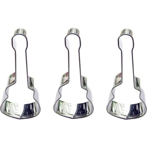 Guitar shape 3 piece biscuit cutting molds, baking tools, cake decorating soft candy tools