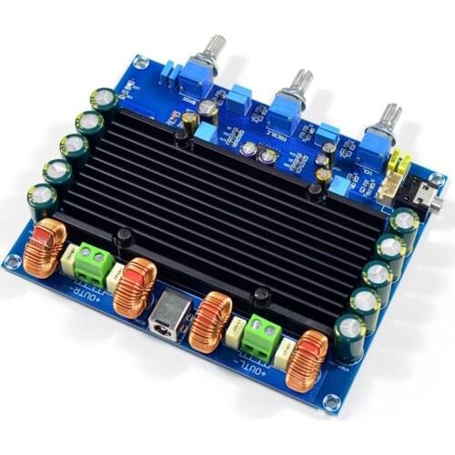 MINI HIFI TPA3116D2 Dual Chip 100W*2 Digital Amplifier Board (Large Cooling Deluxe Edition)