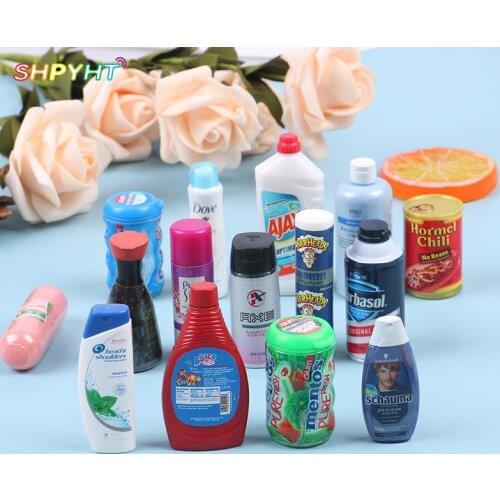 New Arrivals Doll House Supermarket Daily Necessities Miniature Food For Blyth Doll Pretend Play Kitchen Decor Accessories