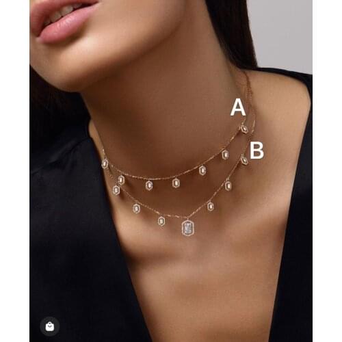 JanekellyMothers Day Gift Trendy Dainty Initial Choker Necklace Personalized Stackable Necklace for women girlfriend Wife gift