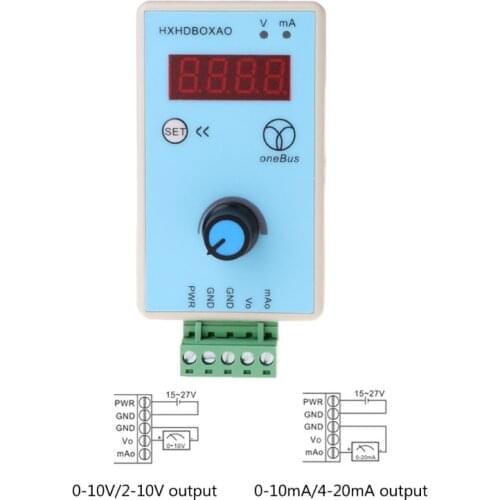 Handheld Current Voltage Signal Generator Analog Simulator Output 0-10V 0-20mA