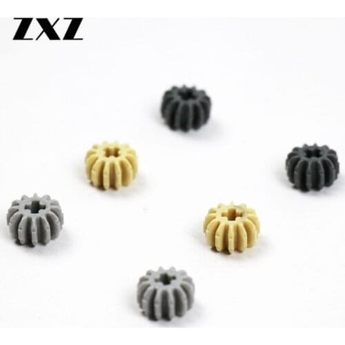 20pcs/lot Building Technical Gear 12 Tooth Cross Hole z12 MOC Robot Head Accessories Compatible 32270 Technical Bricks Parts