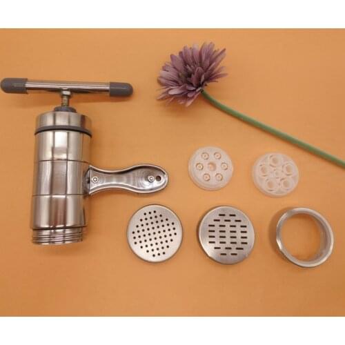 Manual Stainless Steel Pasta Maker Pasta Press Crank Cutter Fruit Juicer Cookware Making Spaghetti Kitchen Tool