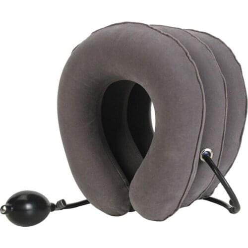 Cervical Traction Neck Brace Inflatable Neck Stretcher Health Care Relieve Cervical Pressure Elastic Single Tube Neck Pillow