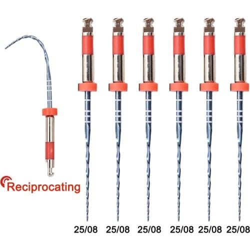 Dental Niti One Files System Endodontic Reciprocating Rotary Files 21mm 25mm 08 Taper Dentist Endo Files