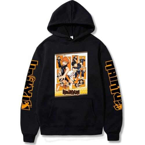 Anime Haikyuu Hoodies Kuroo Anime Bokuto Shoyo Volleyball Hoodie Streetwear Hoodie Sweatshirt Tops