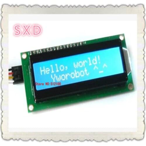 Free Shipping 5PCS/LOT IIC/I2C 1602 Serial Blue Backlight LCD Display 2560