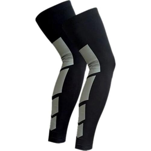 1PC Outdoor Breathable Sports Stockings Protector Socks Cycling Leg Long Length Gear Crash Proof Anti-Slip Type