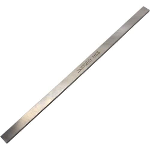 10pc 3mm x 8mm x 200mm CNC Lathe HSS Square Cutting Tool Bits Bar High Speed Steel Boring Bar Fly Cutter Tools