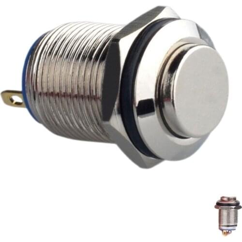 12mm Momentary electric Switch Metal Waterproof Push Button Start switch