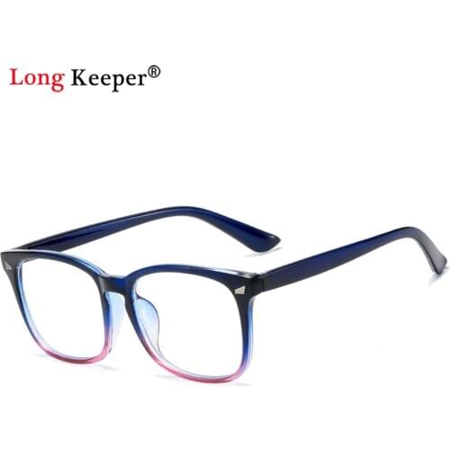 2021 New Blocking Blue Light Oversized Glasses Computer Women Anti Blue Rays Gaming Men Eyeglasses Frame Square Spectacles UV400