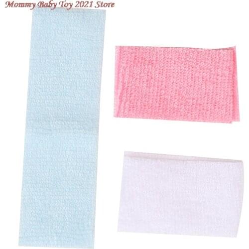 3Pcs Cute Mini Bathroom Hand Towel Model Toys 1/12 Dollhouse Miniature Accessories Diy Furniture Toy