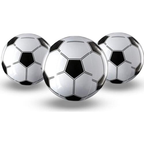 5pcs Creative Football PVC Inflatable Ball Beach Ball Bar KTV Party Theme Club Home Sport Decoration World Cup Inflatable Toy