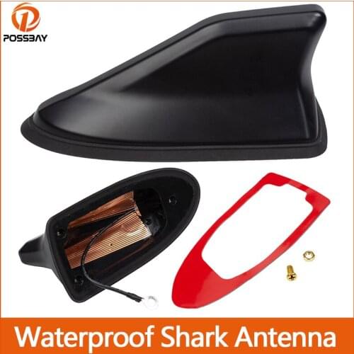 Car Waterproof Shark Fin Antenna Auto Special Radio Aerials Stronger Signal for Mini Cooper Suzuki Swift Seat Ibiza Citroen C4