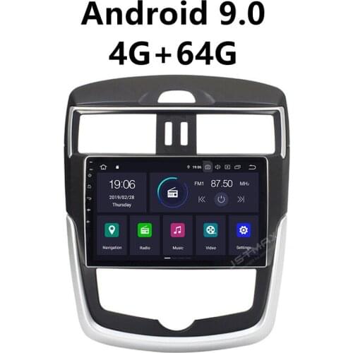 JSTMAX 9" Android 9.0 Car GPS Radio Player for Nissan Tiida 2016+ AUTO AC / manul AC with 4GB+64GB Stereo Multimedia player