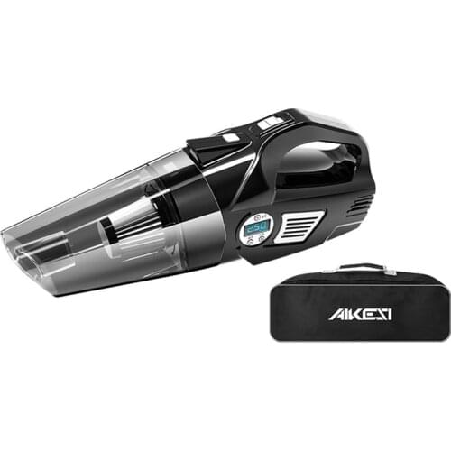 Car vacuum cleaner, air pump, four-in-one car air pump, digital display 120W high-power multi-function home car dual-use