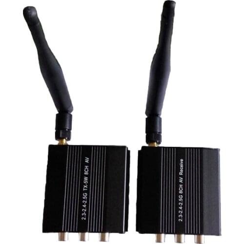 5W Elevator Wireless Monitoring Video Transmission High-power Analog Camera Transmitter Receiver 2.4G Network Bridge Device