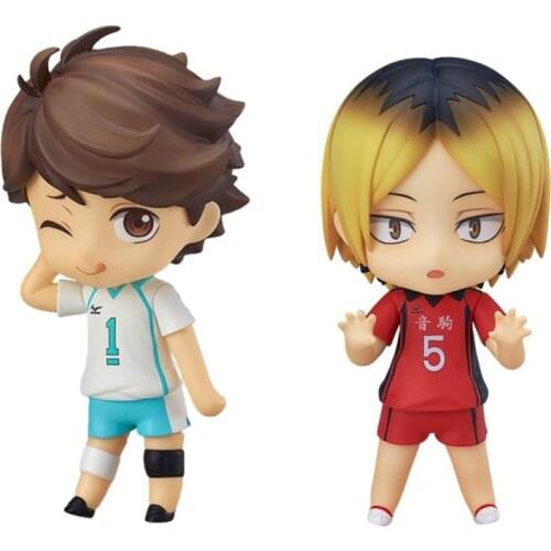 10cm Anime Haikyuu Figures Oikawa Tooru 563 Kozume Kenma 605 Action Figures PVC Model Doll Collectible Gift for kids