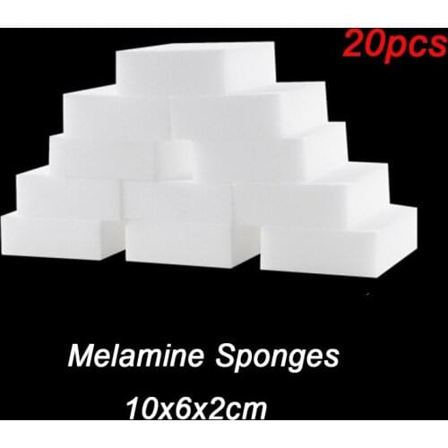 Cleaning Tool Melamine Sponge Eraser Melamine Cleaner Magic Nano Sponges for Kitchen Office Bathroom Cleaning 10x6x2cm 20pcs/Lot