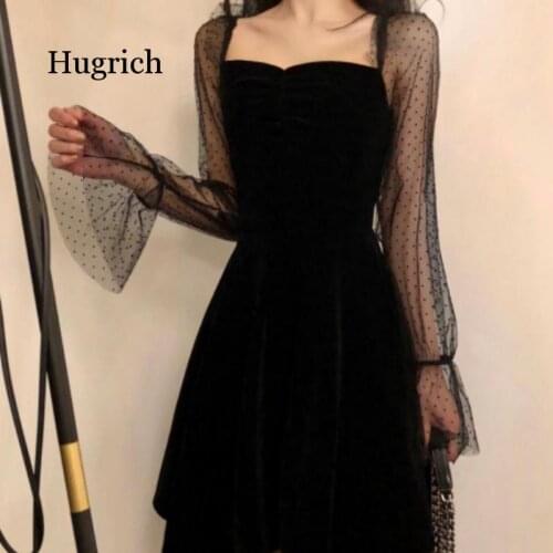 Модные платья-трапеции Hugrich China At AliExpress